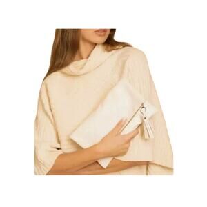 Rachel Miriam Winter White Clutch Purse Sealed Package Minimalist Bridal Party